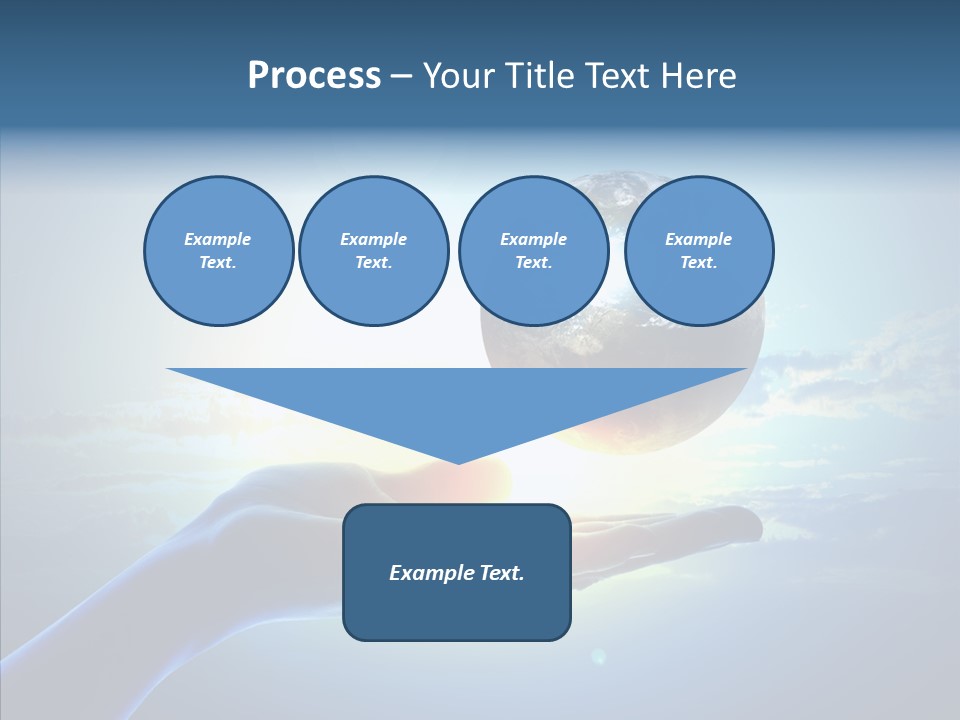 Arm Hold Wealth PowerPoint Template