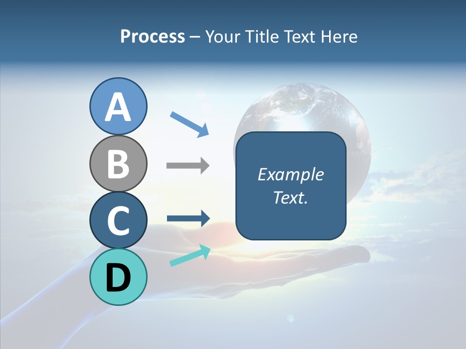 Arm Hold Wealth PowerPoint Template