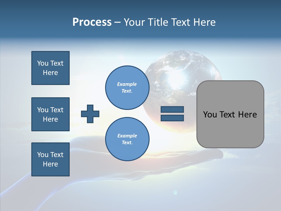 Arm Hold Wealth PowerPoint Template