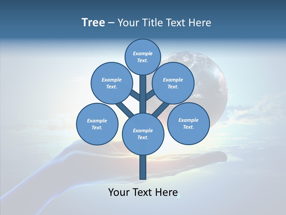 Arm Hold Wealth PowerPoint Template