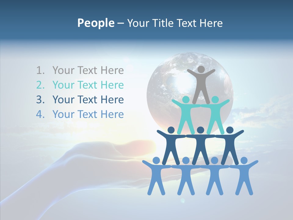 Arm Hold Wealth PowerPoint Template