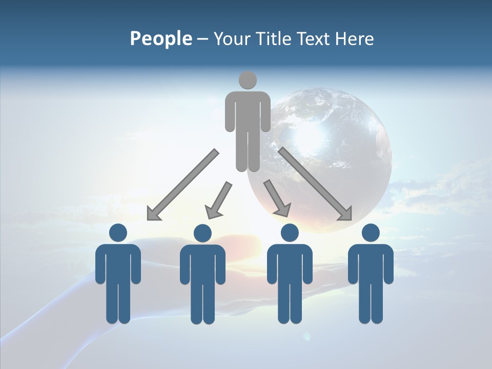 Arm Hold Wealth PowerPoint Template