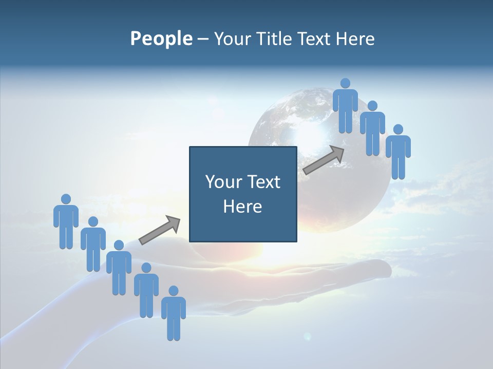 Arm Hold Wealth PowerPoint Template