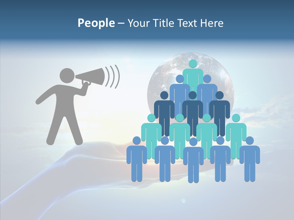 Arm Hold Wealth PowerPoint Template