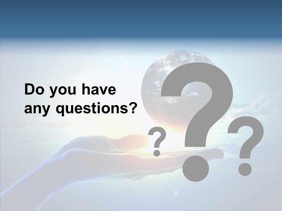 Arm Hold Wealth PowerPoint Template