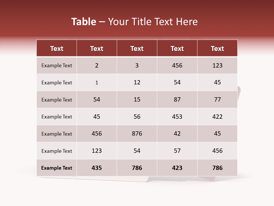 Business Identity Horizontal PowerPoint Template