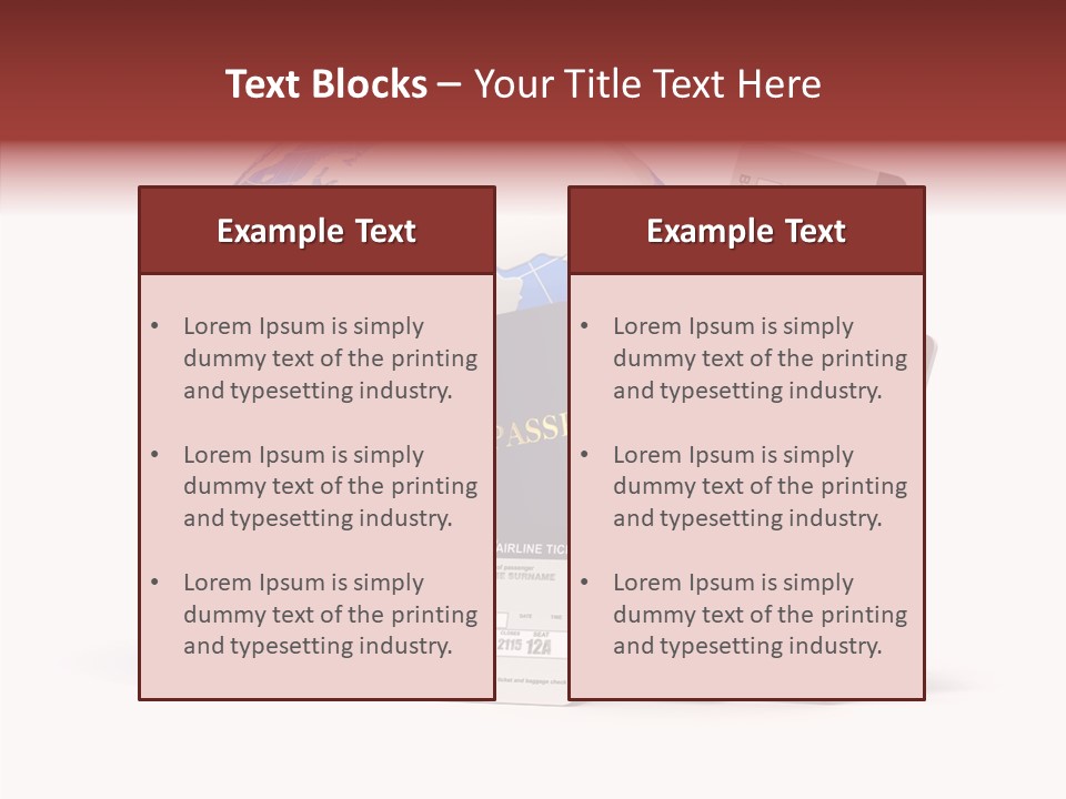 Business Identity Horizontal PowerPoint Template
