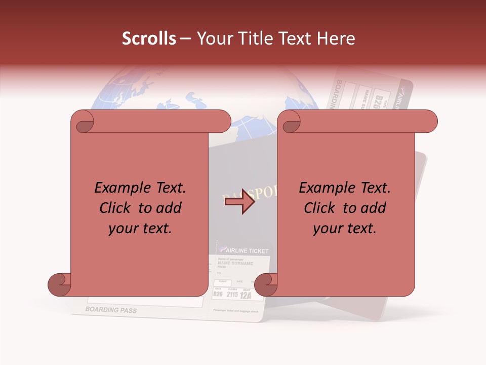 Business Identity Horizontal PowerPoint Template