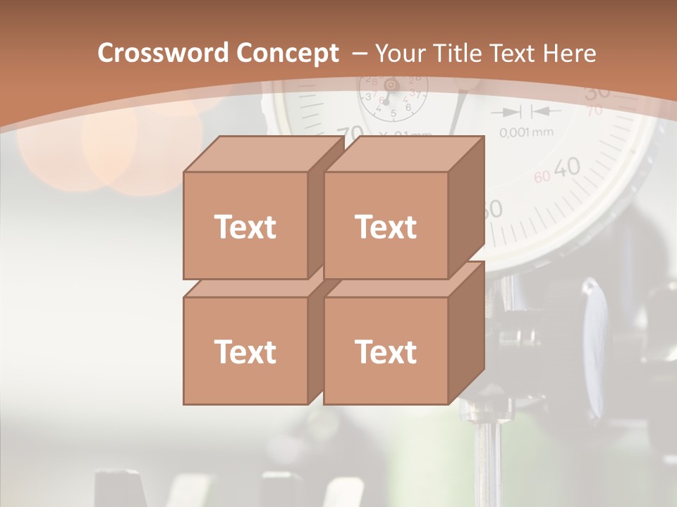 Grinding Factory Machine PowerPoint Template