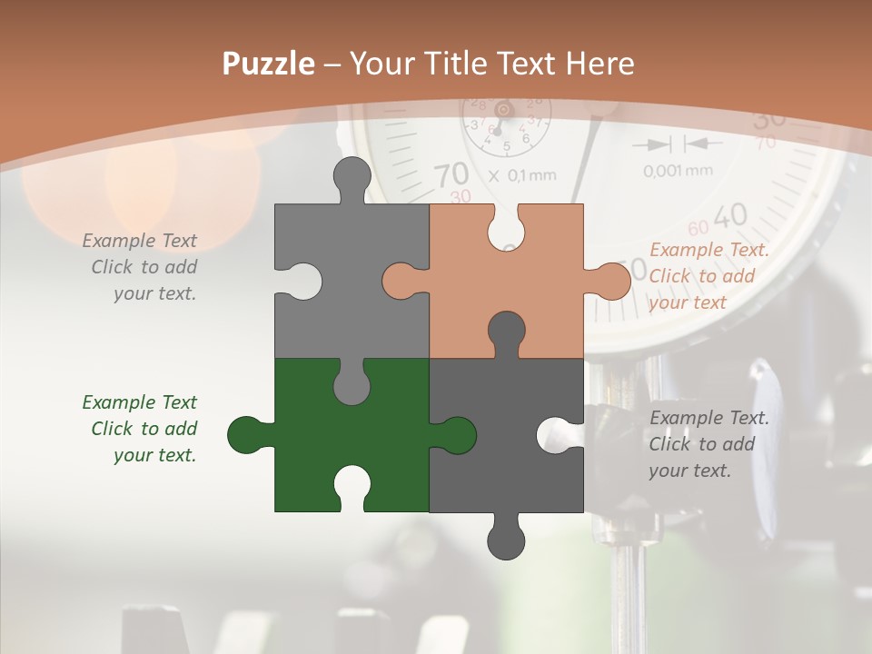 Grinding Factory Machine PowerPoint Template