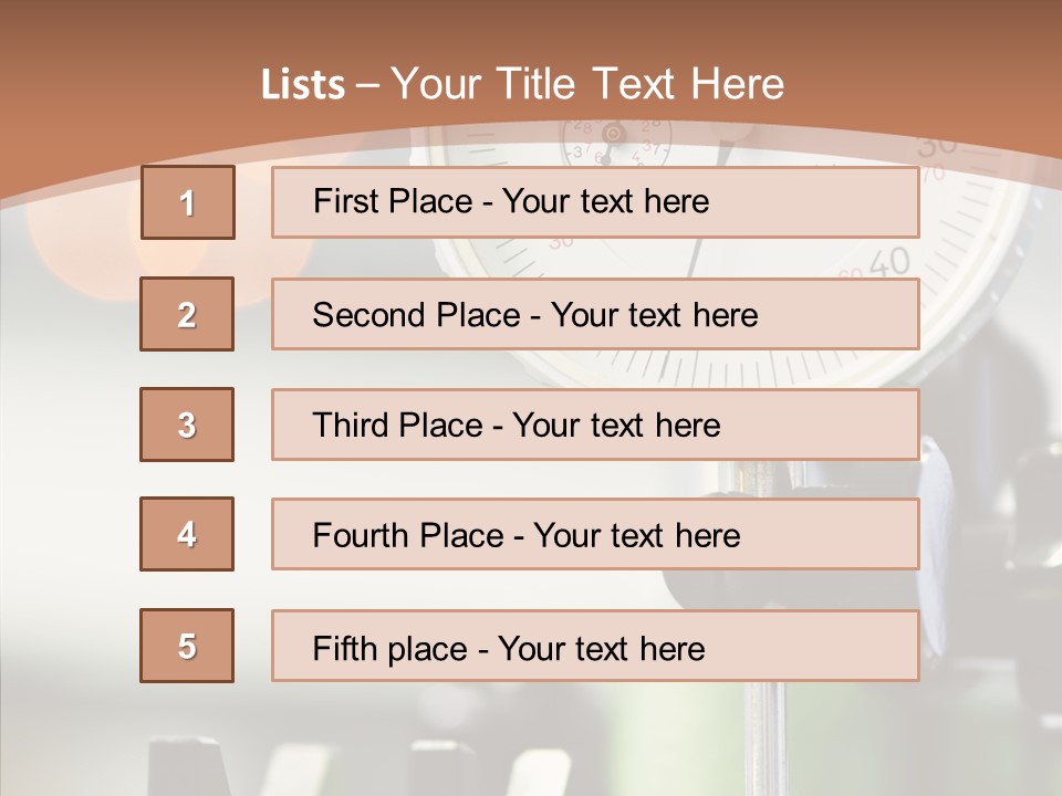 Grinding Factory Machine PowerPoint Template