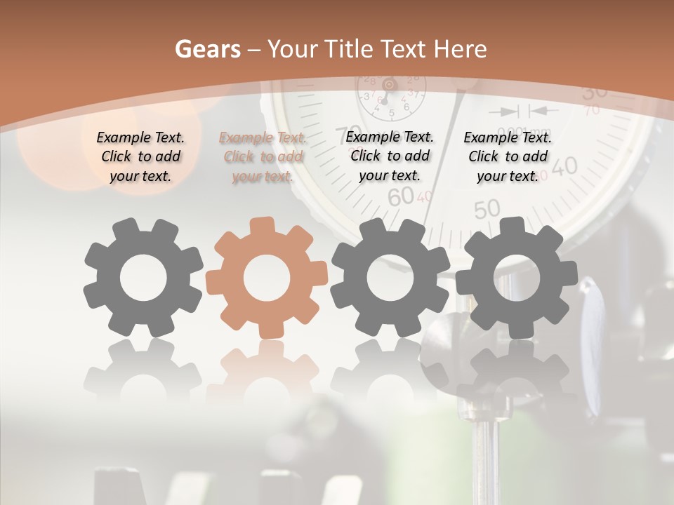 Grinding Factory Machine PowerPoint Template