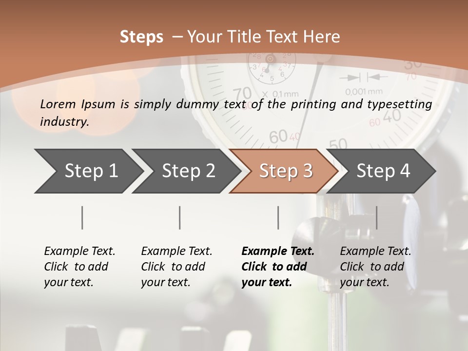 Grinding Factory Machine PowerPoint Template