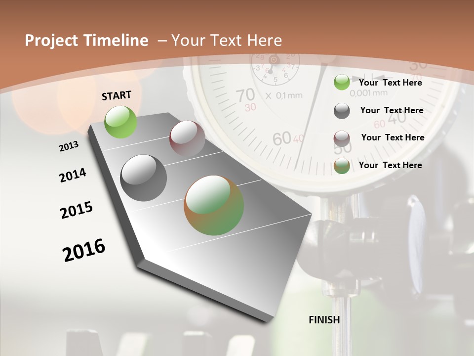 Grinding Factory Machine PowerPoint Template
