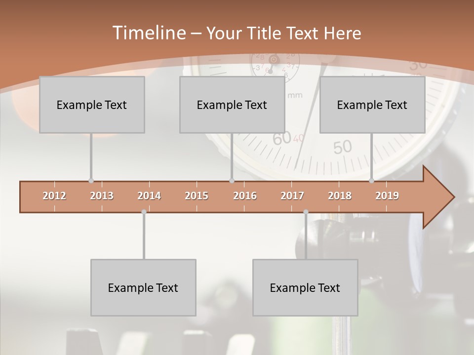 Grinding Factory Machine PowerPoint Template
