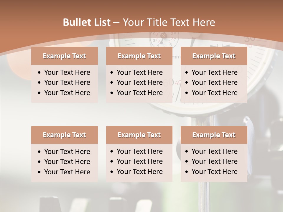 Grinding Factory Machine PowerPoint Template