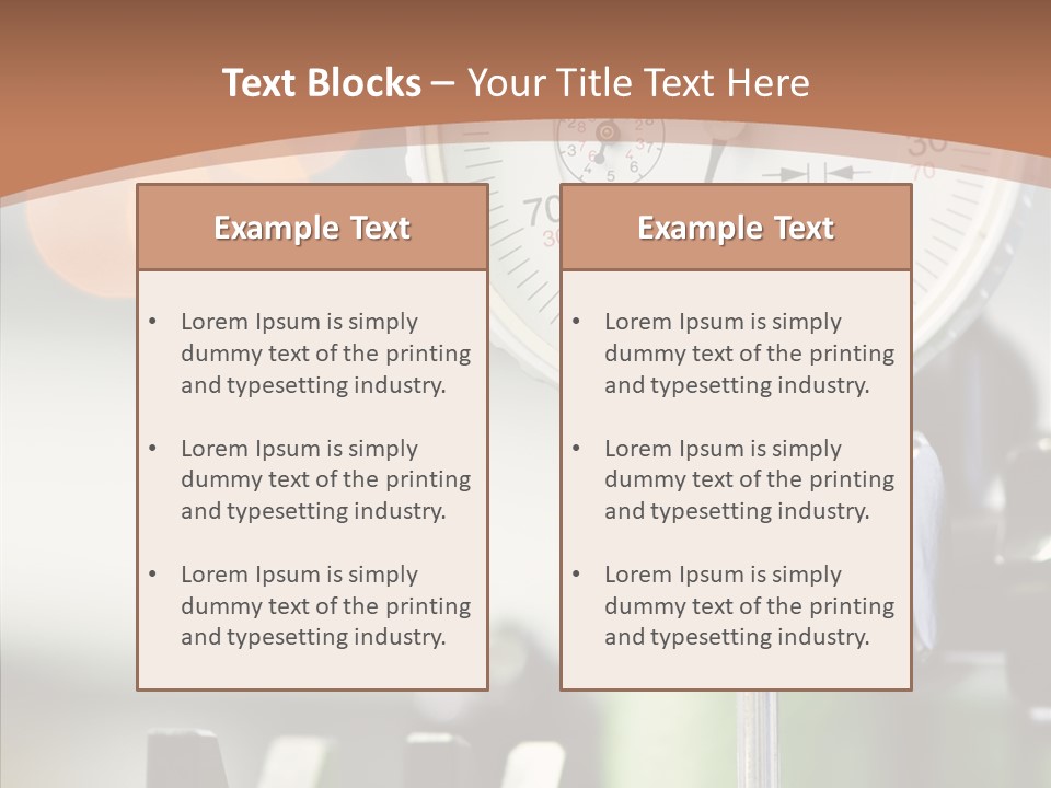 Grinding Factory Machine PowerPoint Template