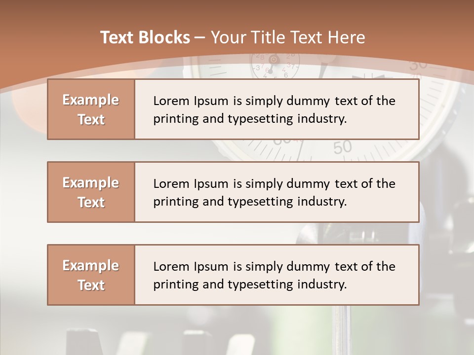 Grinding Factory Machine PowerPoint Template