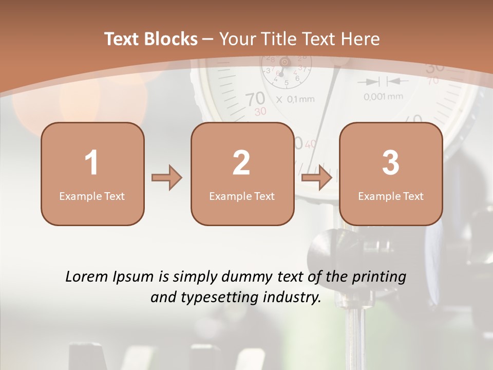 Grinding Factory Machine PowerPoint Template