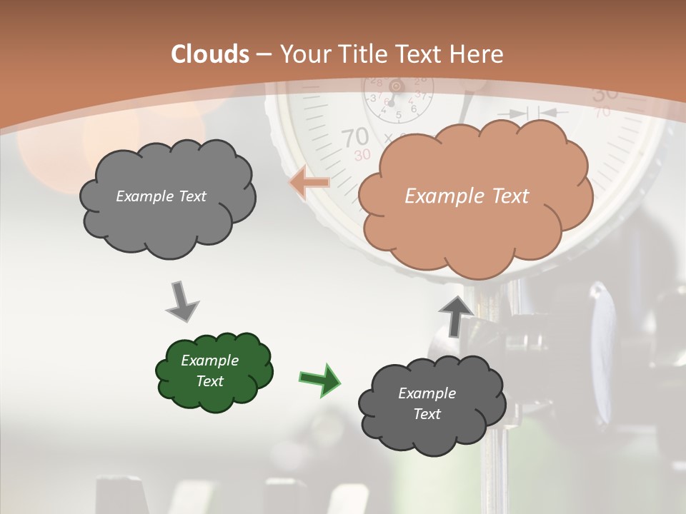 Grinding Factory Machine PowerPoint Template