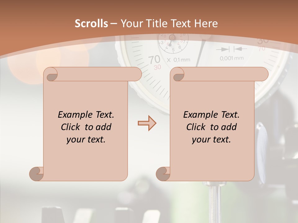 Grinding Factory Machine PowerPoint Template