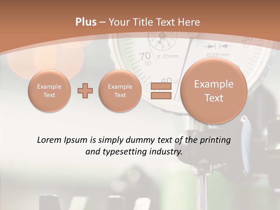 Grinding Factory Machine PowerPoint Template