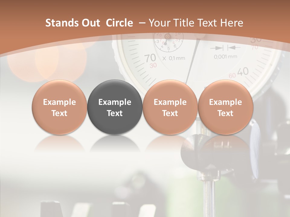 Grinding Factory Machine PowerPoint Template