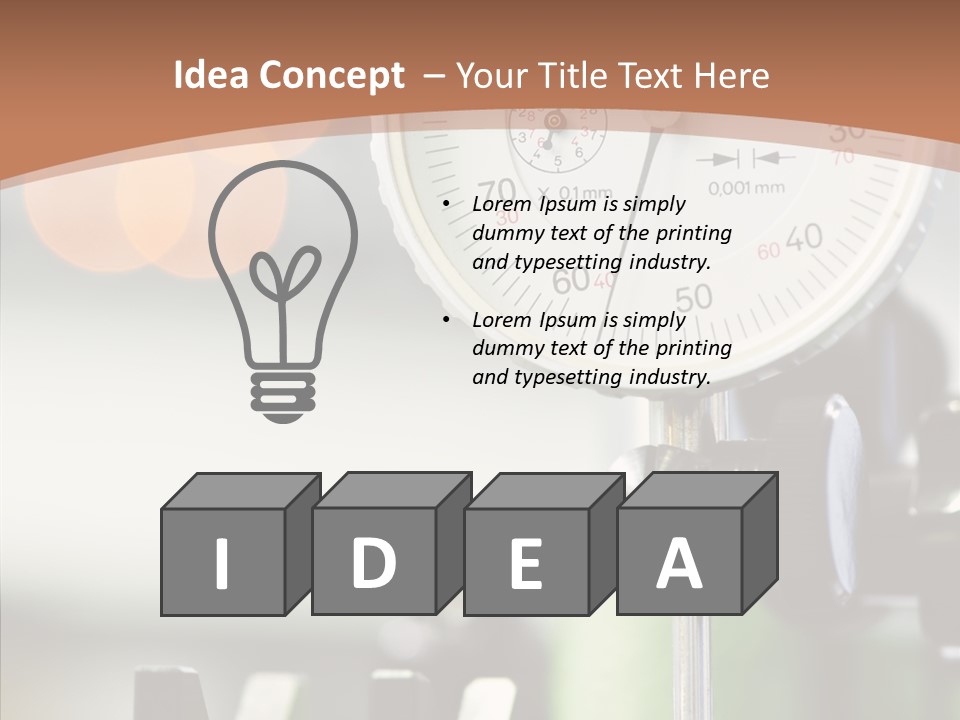 Grinding Factory Machine PowerPoint Template