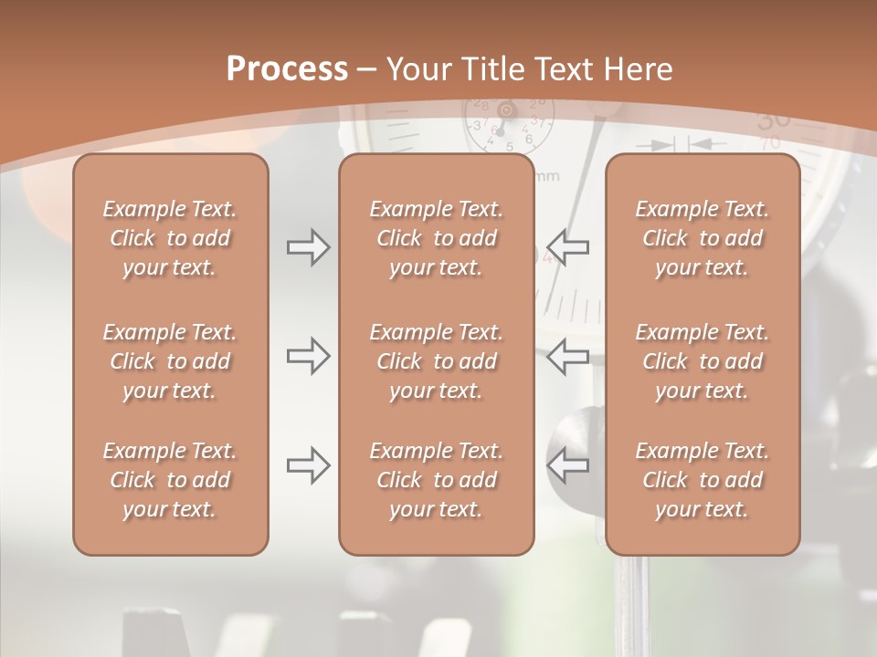 Grinding Factory Machine PowerPoint Template