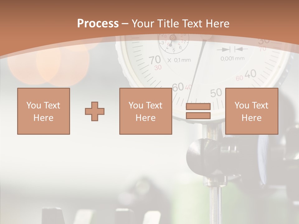 Grinding Factory Machine PowerPoint Template