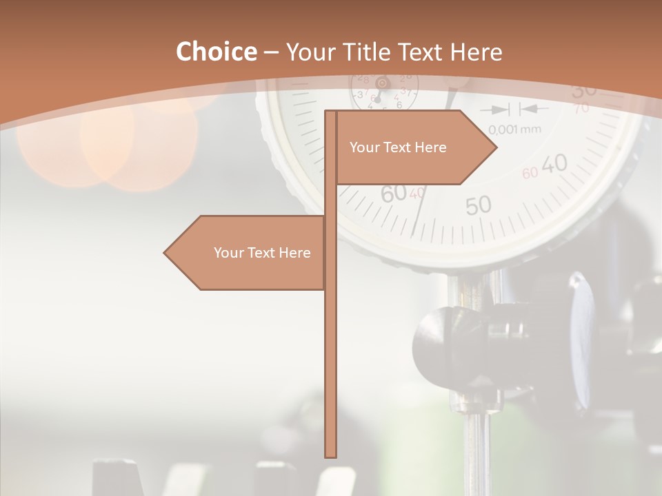 Grinding Factory Machine PowerPoint Template