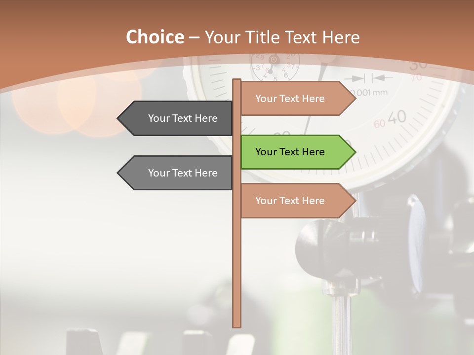 Grinding Factory Machine PowerPoint Template
