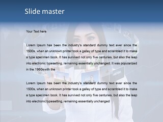 Connection Pushing Map PowerPoint Template