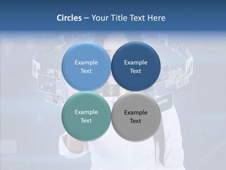 Connection Pushing Map PowerPoint Template