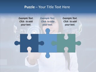 Connection Pushing Map PowerPoint Template