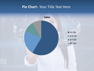 Connection Pushing Map PowerPoint Template