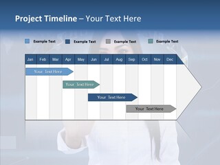 Connection Pushing Map PowerPoint Template