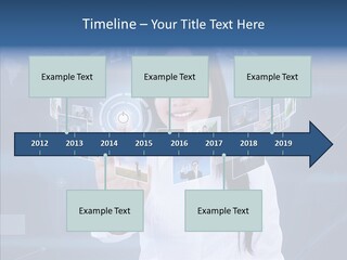 Connection Pushing Map PowerPoint Template