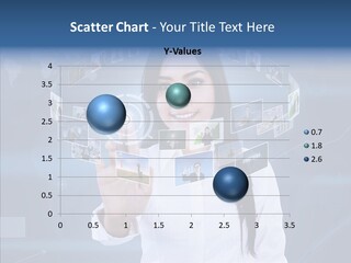 Connection Pushing Map PowerPoint Template