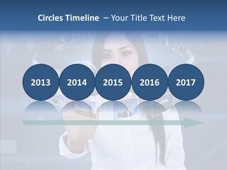 Connection Pushing Map PowerPoint Template