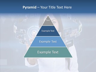 Connection Pushing Map PowerPoint Template