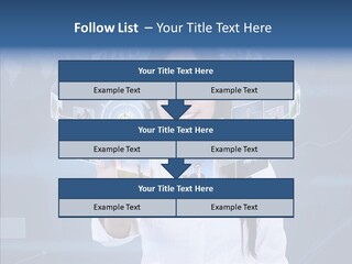 Connection Pushing Map PowerPoint Template