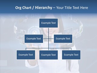 Connection Pushing Map PowerPoint Template