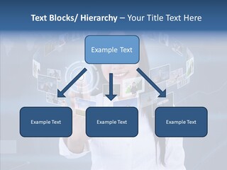 Connection Pushing Map PowerPoint Template