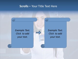Connection Pushing Map PowerPoint Template