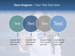 Connection Pushing Map PowerPoint Template