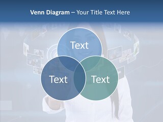 Connection Pushing Map PowerPoint Template