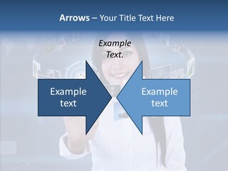 Connection Pushing Map PowerPoint Template