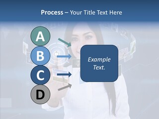 Connection Pushing Map PowerPoint Template