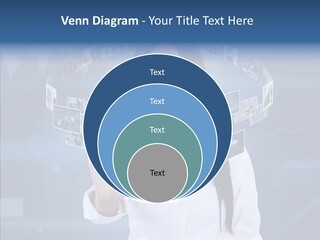 Connection Pushing Map PowerPoint Template
